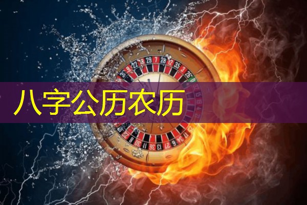  八字公历农历
