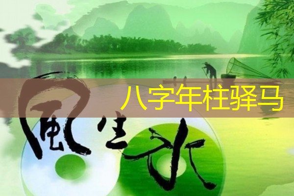  八字年柱驿马