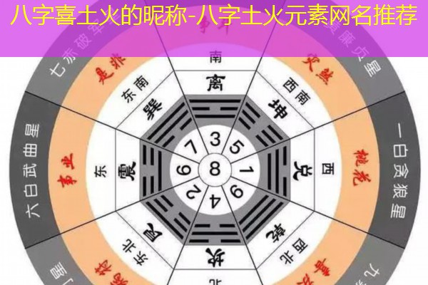  八字喜土火的昵称-八字土火元素网名推荐
