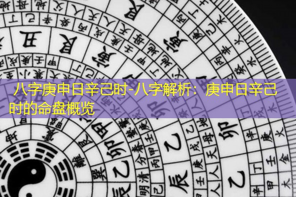  八字庚申日辛己时-八字解析：庚申日辛己时的命盘概览