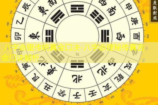  八字命里传统真金口决-八字命理秘传真言金口诀解析