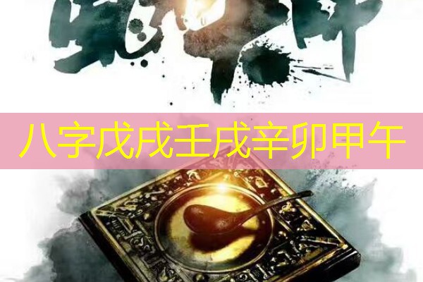  八字戊戌壬戌辛卯甲午