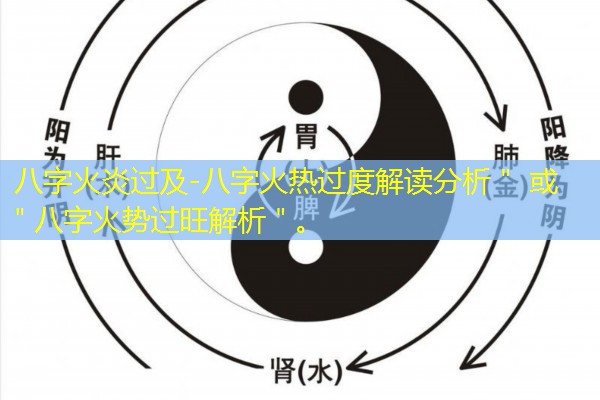  八字火炎过及-八字火热过度解读分析＂ 或 ＂八字火势过旺解析＂。