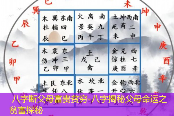  八字断父母富贵贫穷-八字揭秘父母命运之贫富探秘