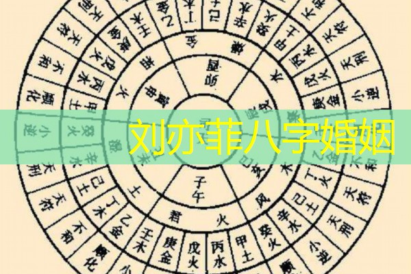  刘亦菲八字婚姻