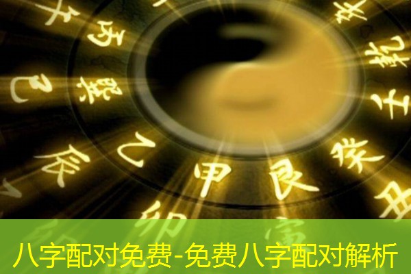  八字配对免费-免费八字配对解析